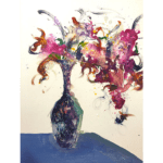 "N°34 Flower series" Tecnica: Olio su tela Dimensione: 73 x 92 cm