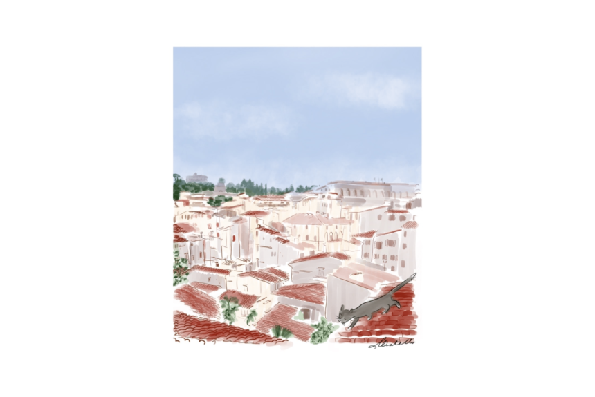 "The Rooftops of Florence" Technique: digital on archival paper Dimensions: 50x60 cm